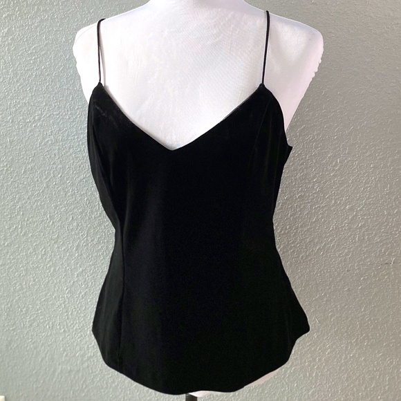 Banana Republic Tops - New Banana Republic  Black Velvet Camisole NWT